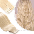 Extensiones de cinta rusa natural: lujoso cabello virgen